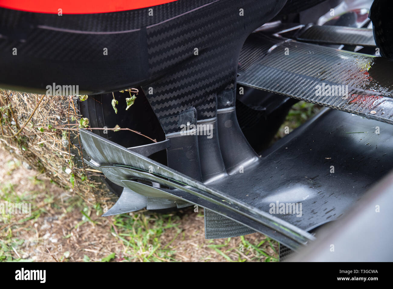 Monza/Italia - aero dettagli di #3 Daniel Ricciardo è colpito RB14 alla chicane Roggia durante il GP DI ITALIA Foto Stock