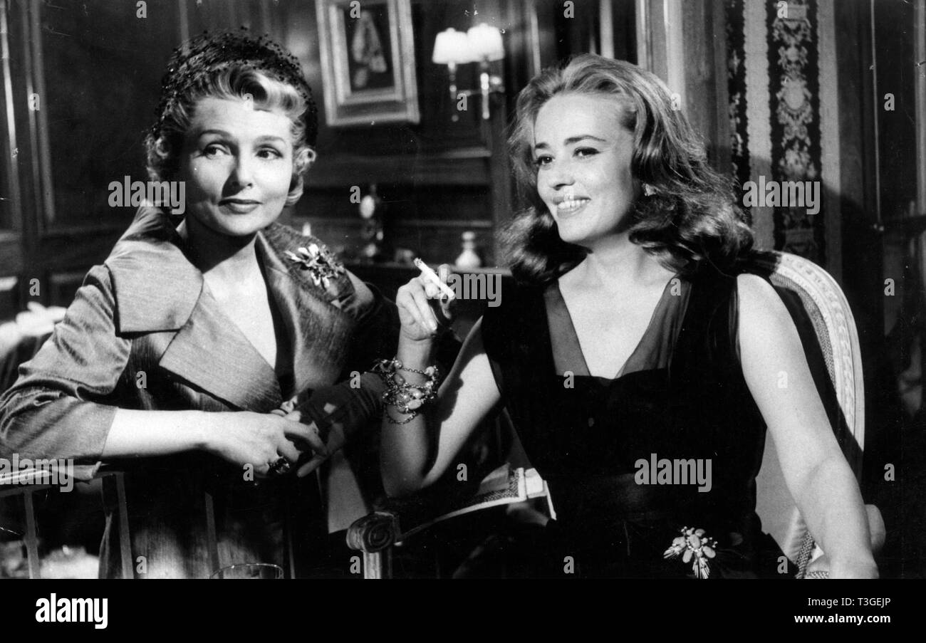 Les liaisons dangereuses Anno : 1959 - FRANCIA DIRETTORE : Roger Vadim Madeleine Lambert, Jeanne Moreau Foto Stock