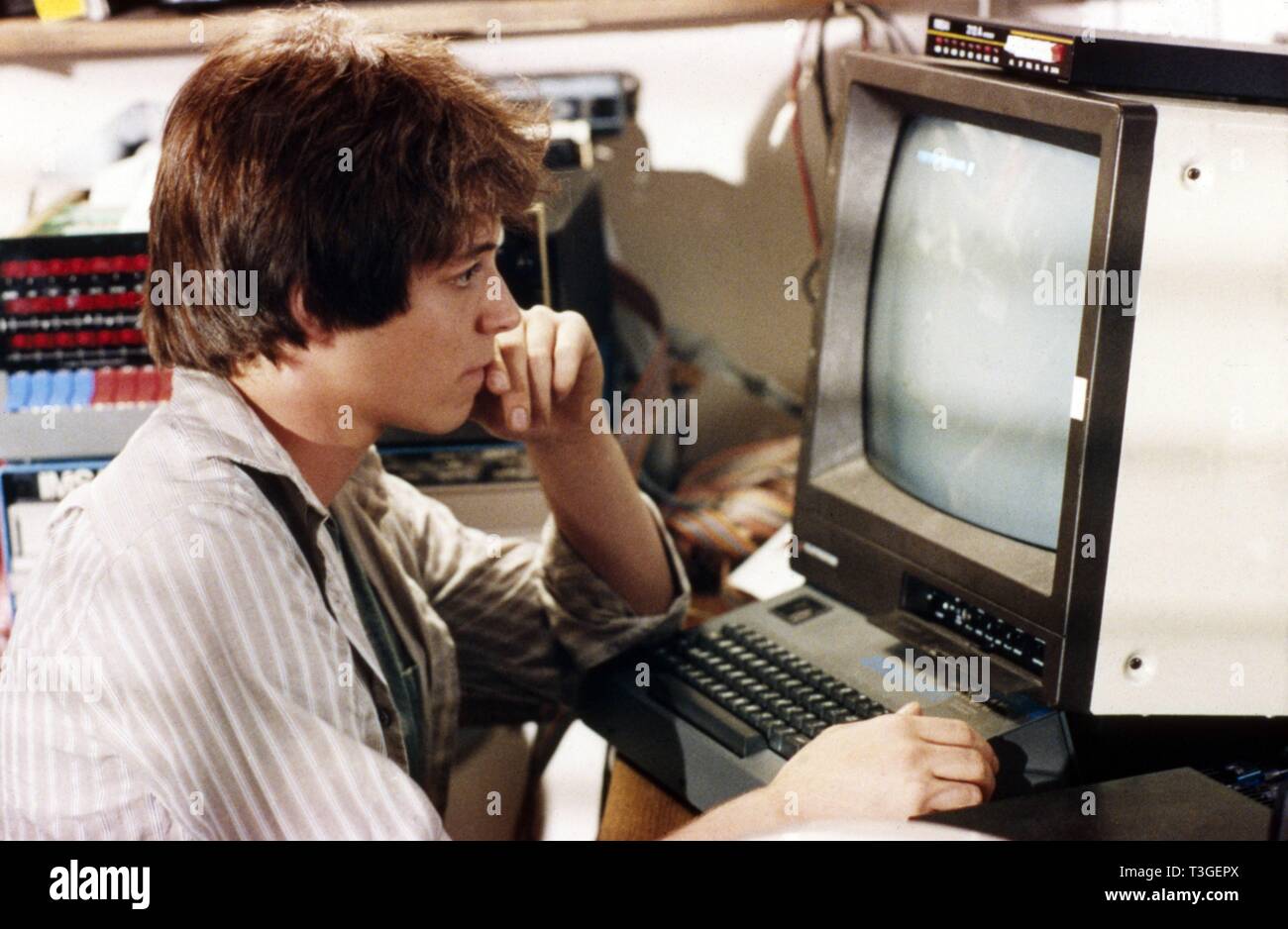 I giochi di guerra Anno : 1983 USA Director : John Badham Matthew Broderick Foto Stock