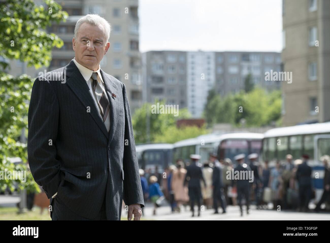 Chernobyl Mini serie 2019 USA / UK Episodio 1 Direttore : Johan Renck Stellan Skarsgard Foto Stock