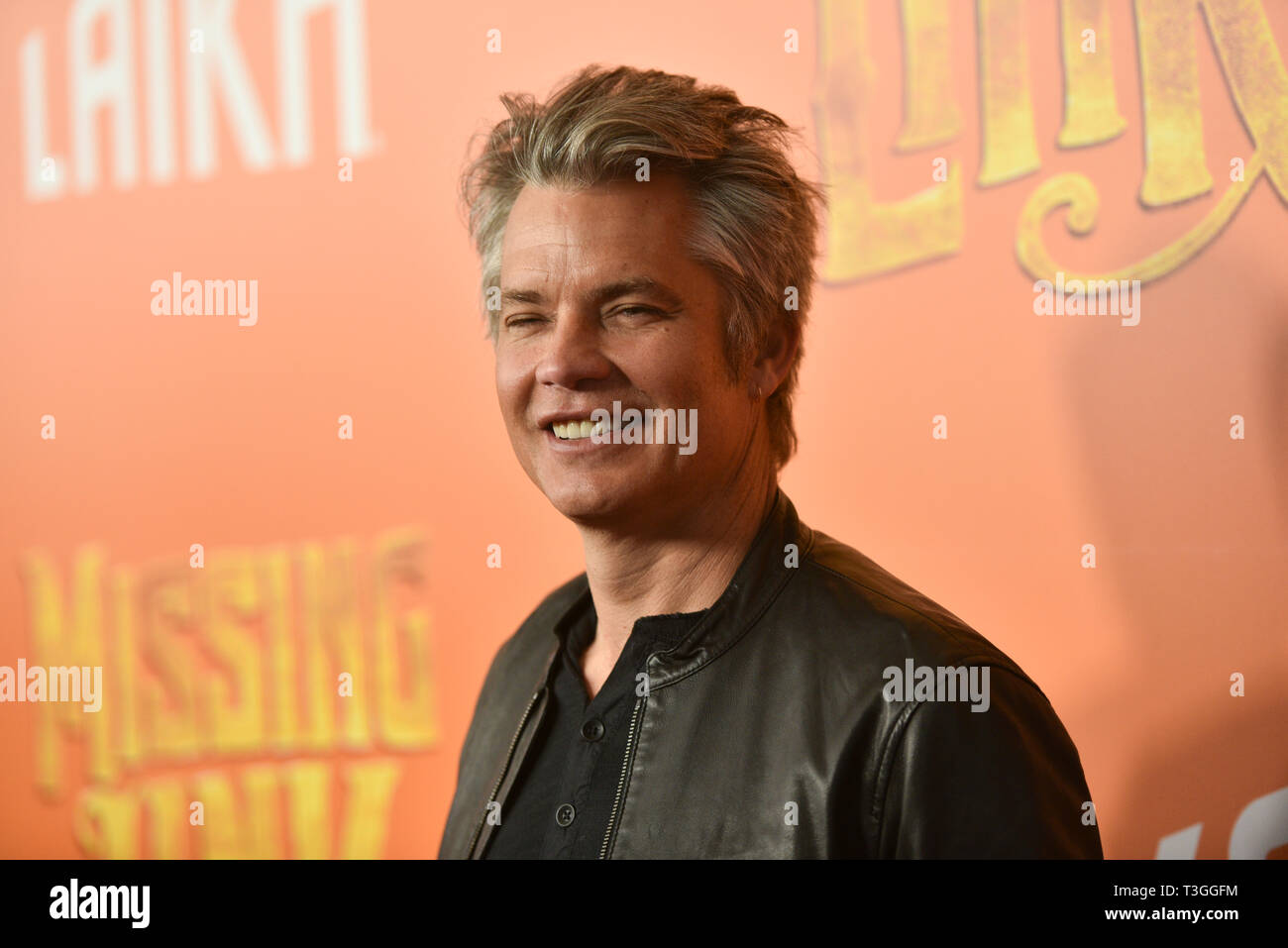 Timothy Olyphant- 'collegamento mancante' premiere del film, arrivi, New York, Stati Uniti d'America - 07 Apr 2019 Foto Stock