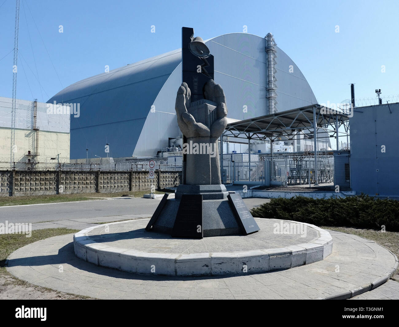 Centrale nucleare di Cernobyl, Aprile 2019 Foto Stock