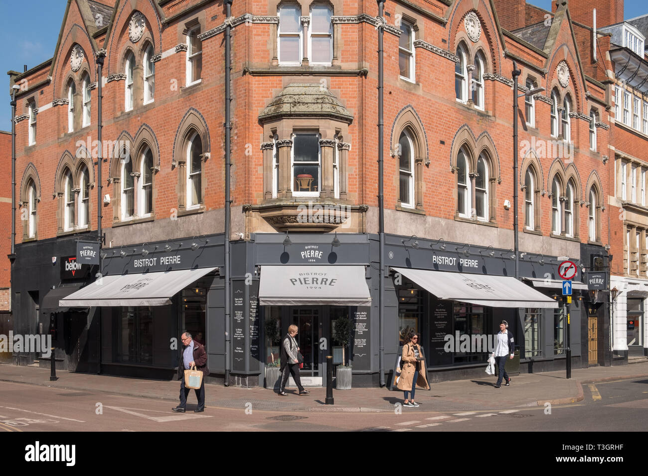 Bistrot Pierre ristorante francese di Leicester, Regno Unito Foto Stock