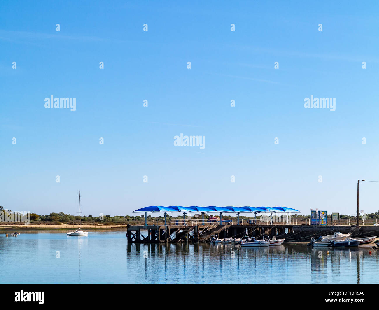 Cais das Águas 4, Tavira, Algarve, PORTOGALLO Foto Stock