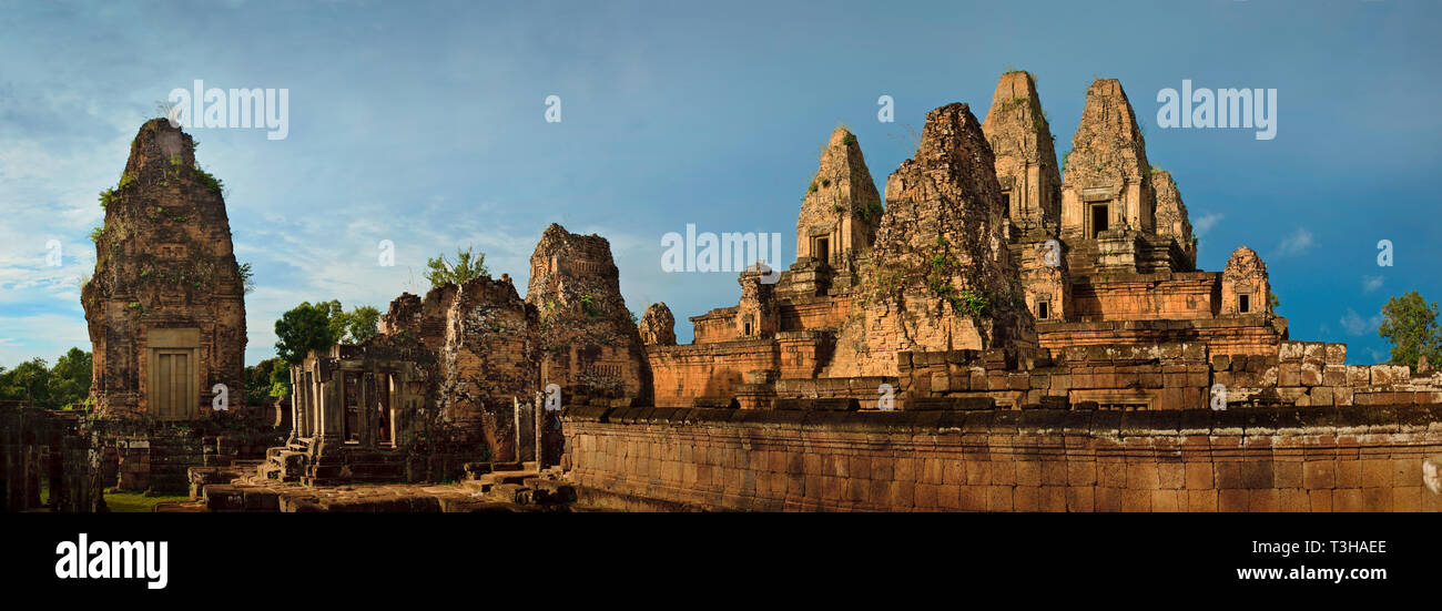 I resti di un tempio in Vietnam. Foto Stock