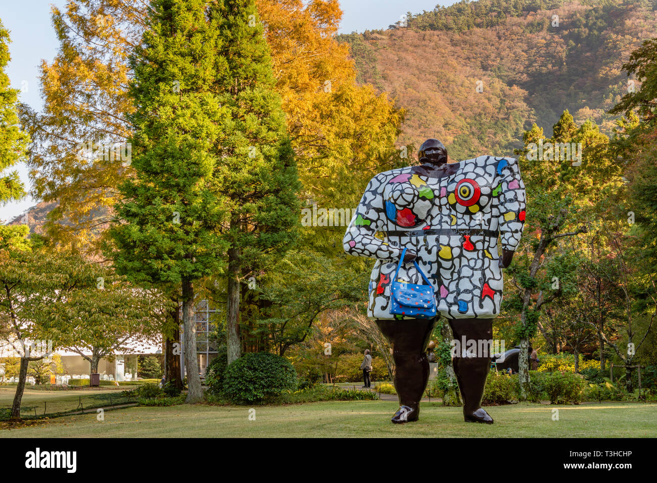 Ms Black Power scultura di Niki de Saint Phalle, Hakone Open Air Museum, Giappone Foto Stock
