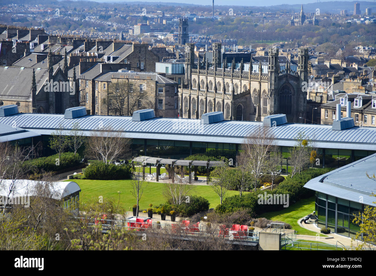 Edimburgo è la capitale della Scozia una vecchia città nel cuore della Scozia ha molte attrazioni turistiche Foto Stock
