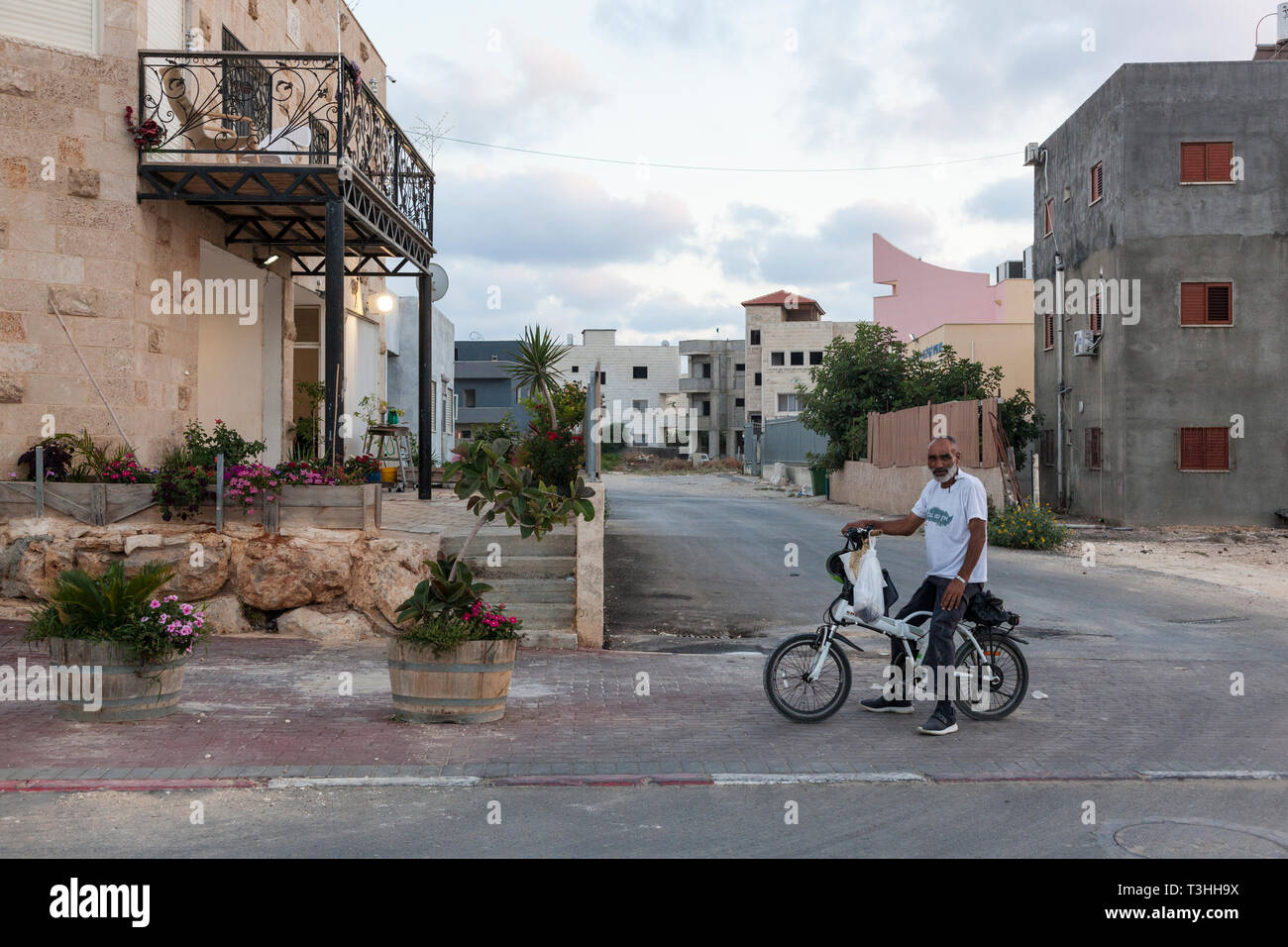 Jisr az-Zarqa, Israele Foto Stock