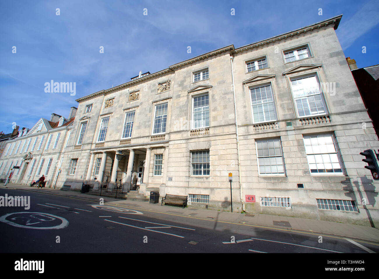 Lewes Crown Court, Lewes, East Sussex, Regno Unito Foto Stock