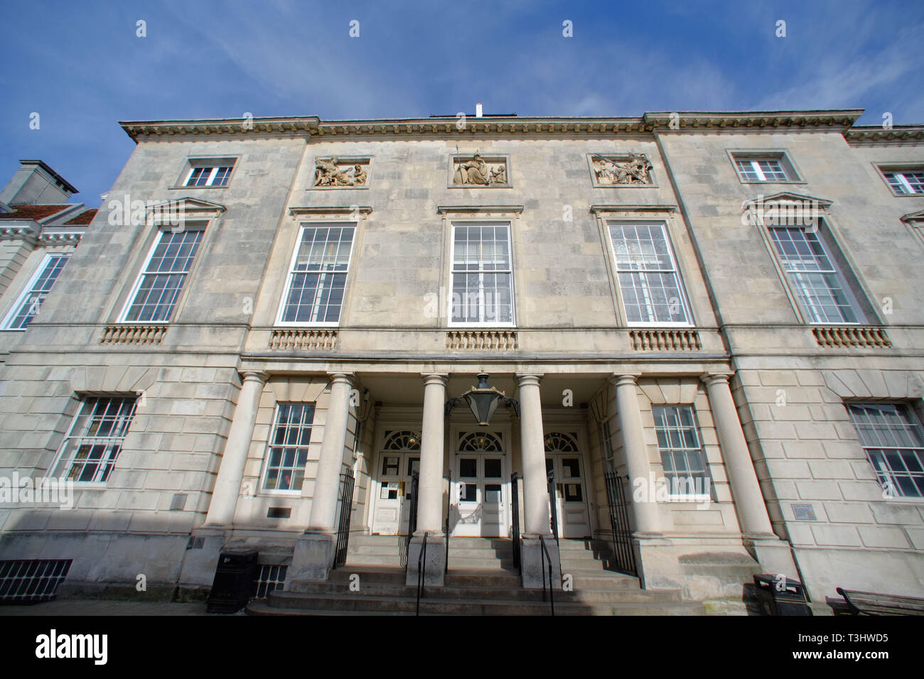 Lewes Crown Court, Lewes, East Sussex, Regno Unito Foto Stock