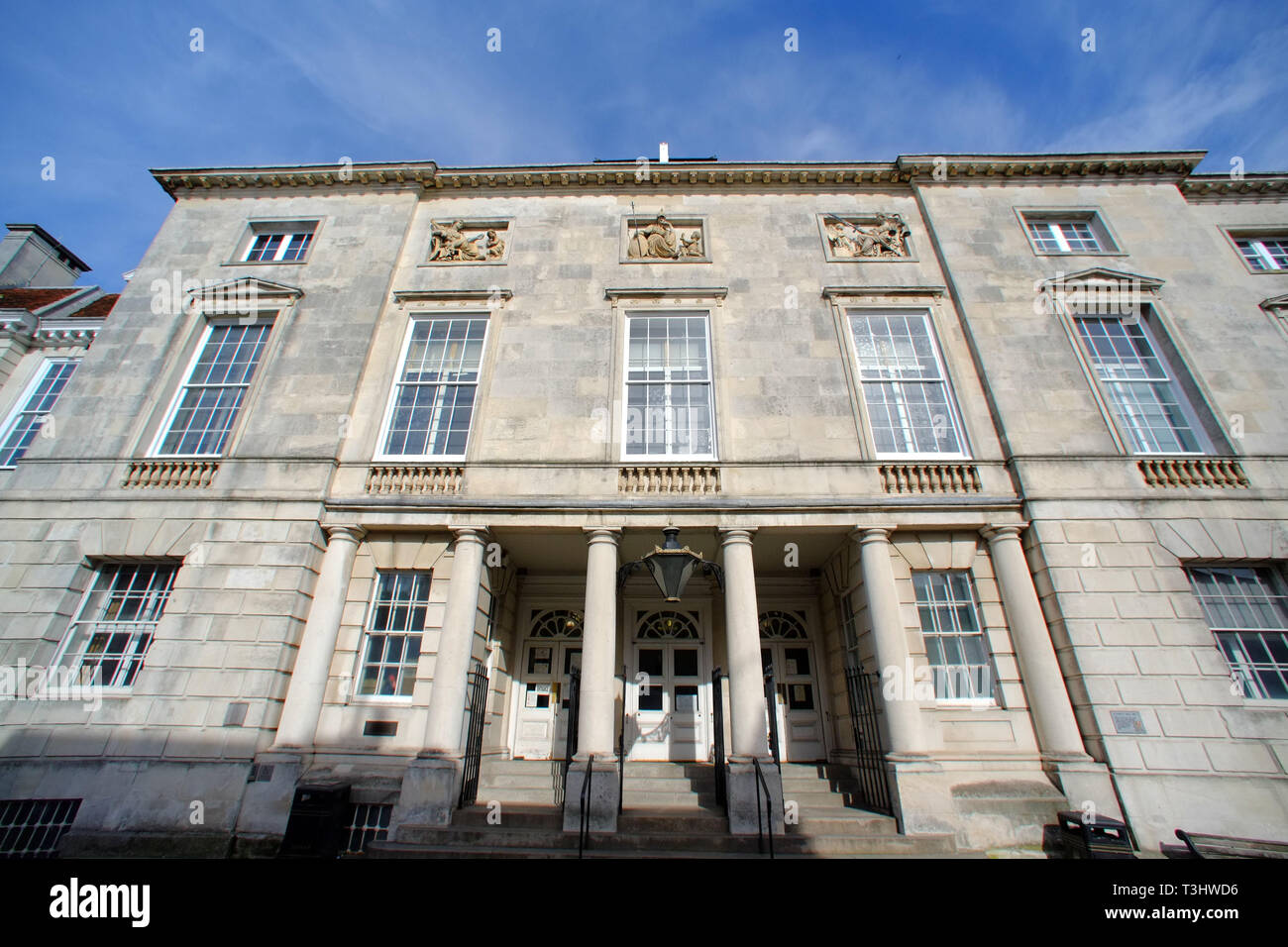 Lewes Crown Court, Lewes, East Sussex, Regno Unito Foto Stock