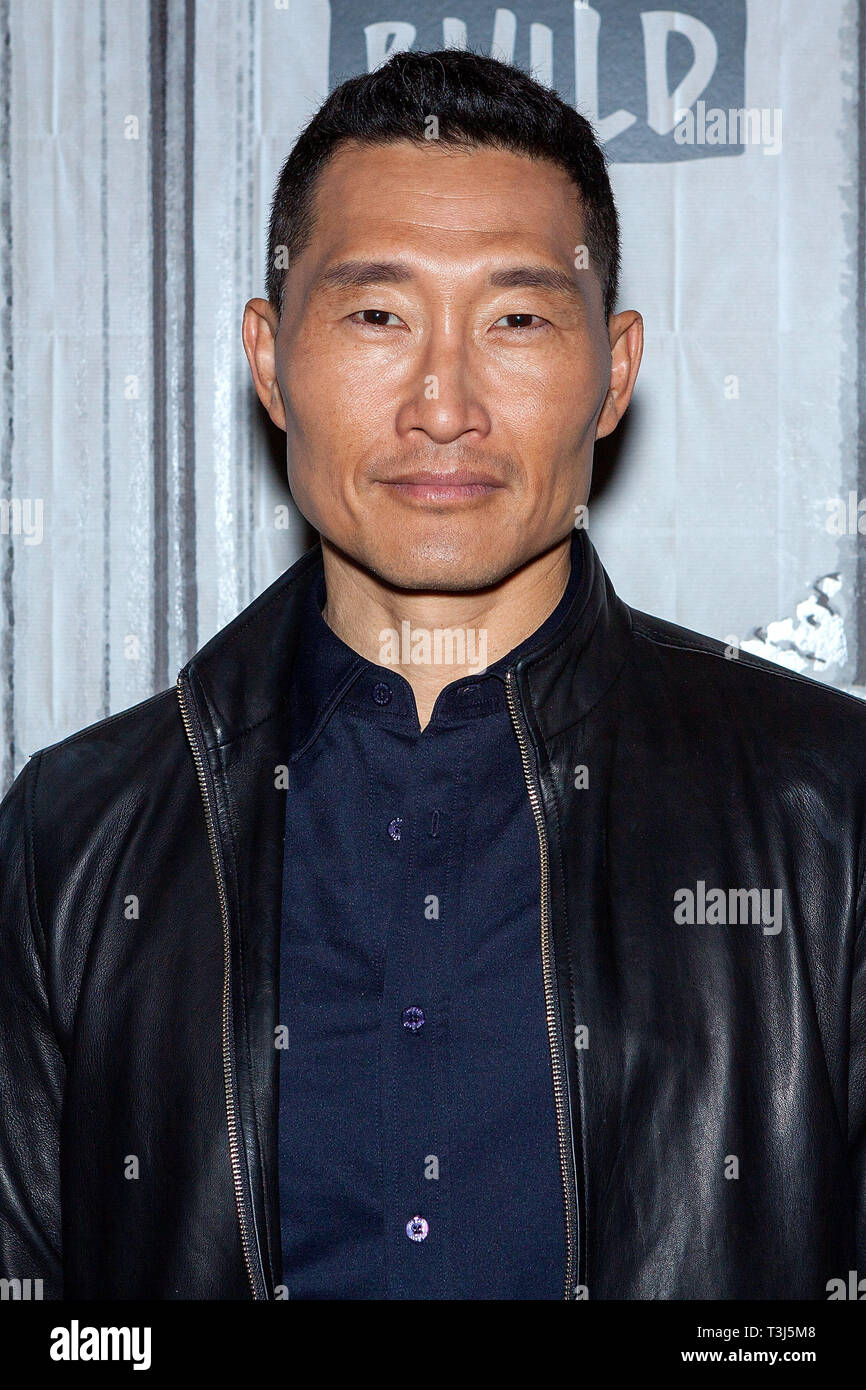 New York, Stati Uniti d'America. 08 apr, 2019. Daniel Dae Kim a costruire serie discutendo il film ÒHellboyÓ a costruire Studio on April 08, 2019 a New York, NY. Credito: Steve Mack/S.D. Mack foto/Alamy Foto Stock