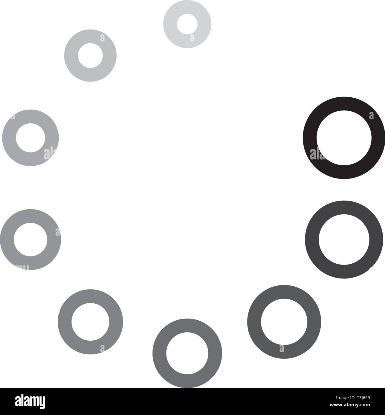 Icona di caricamento vettore Illustrazione Vettoriale