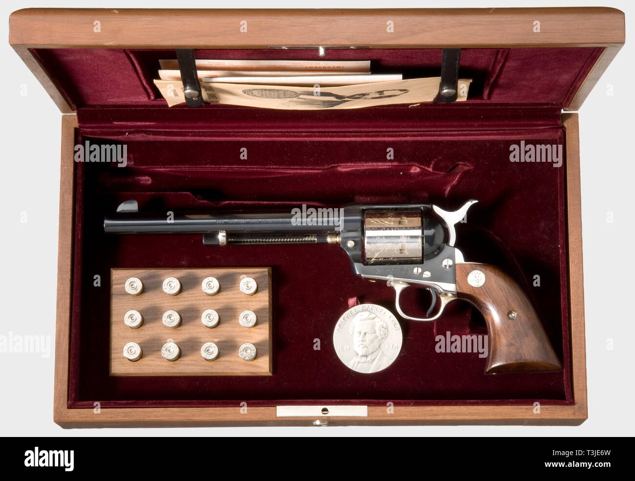 Armi di piccolo calibro, revolver Colt singola azione Sesquicentennial esercito, calibro .45, 2005, Additional-Rights-Clearance-Info-Not-Available Foto Stock