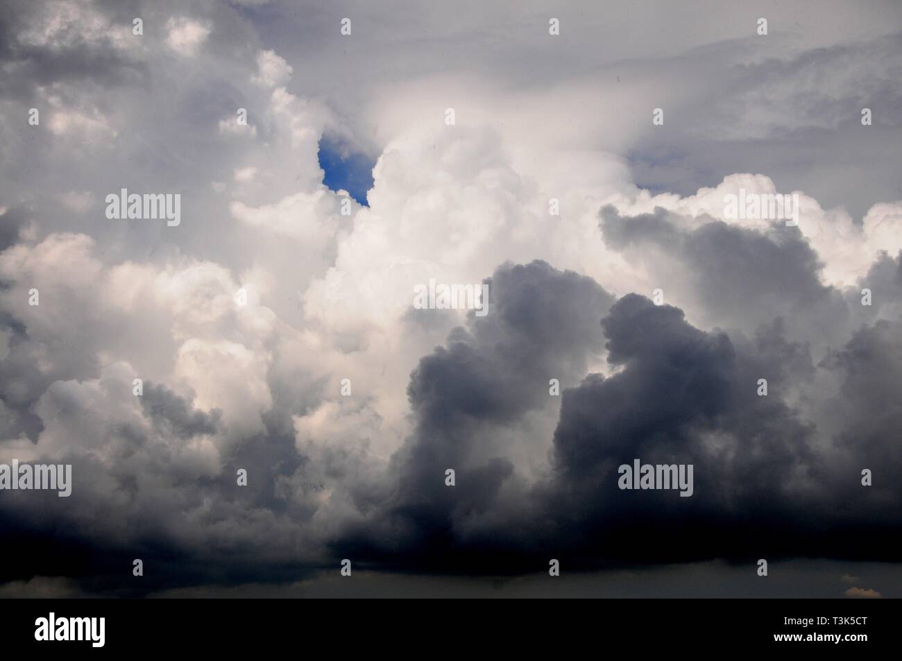 Il Cloud sky, temporale Foto Stock