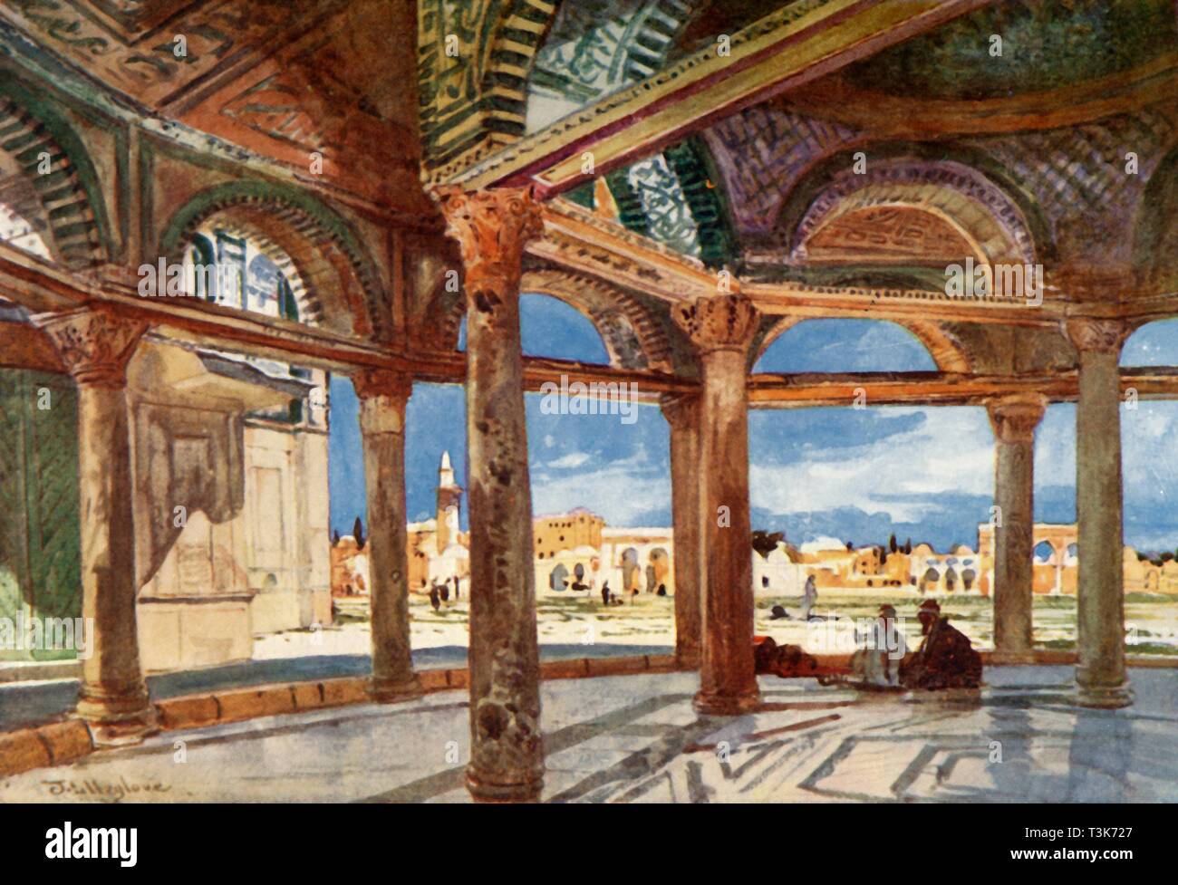 Cupola della roccia cupola interno immagini e fotografie stock ad alta