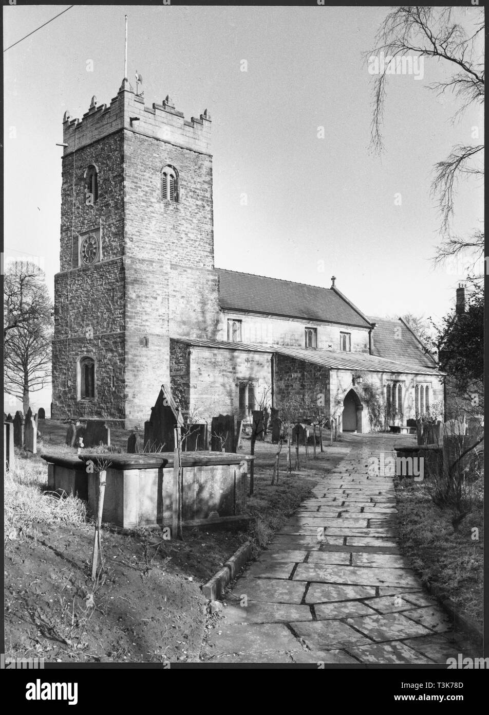 St Katherine's Chiesa, Teversal, Nottinghamshire, 1960-2000. Autore: Christopher Dalton. Foto Stock