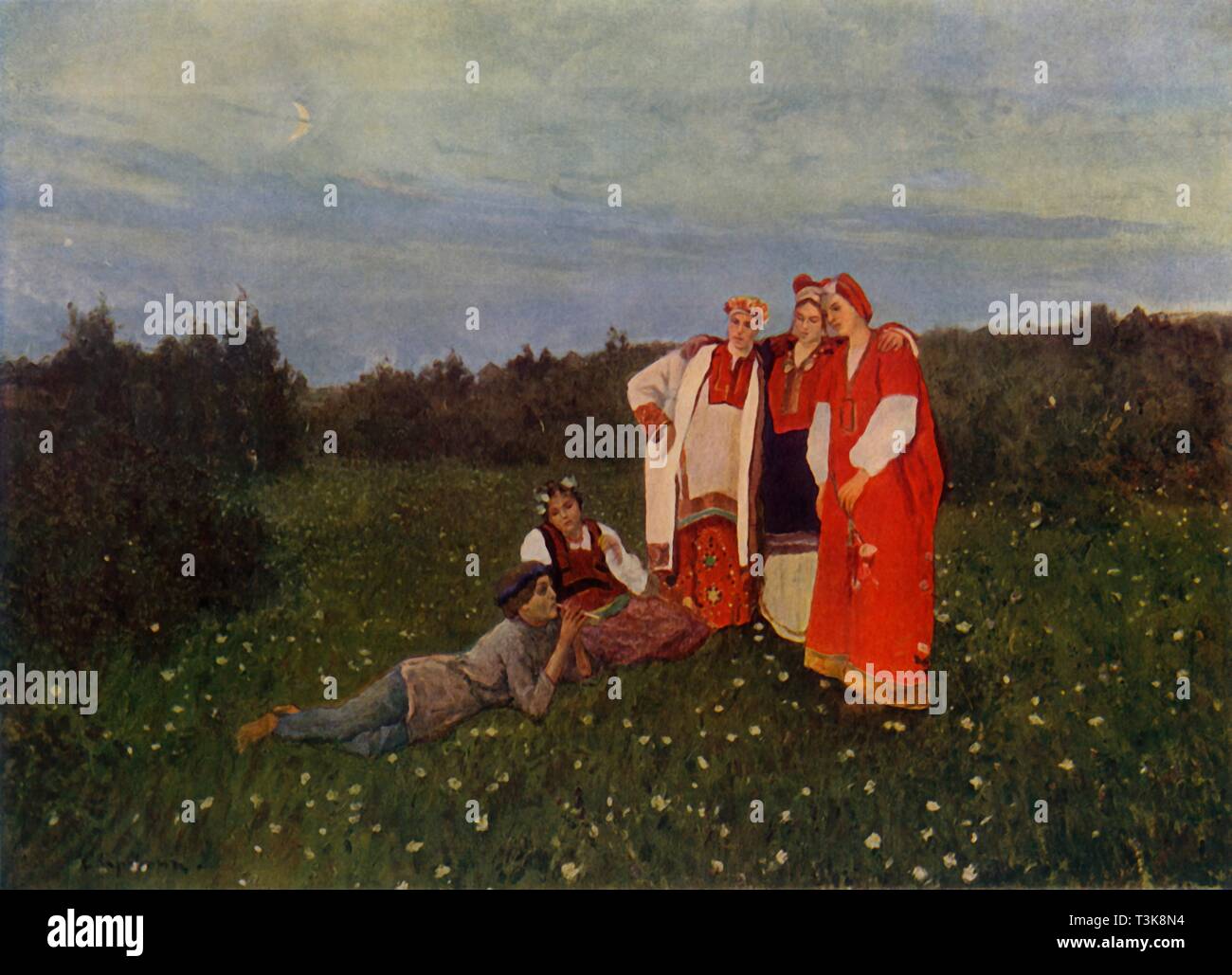'Spring Song', 1892, (1965). Creatore: Konstantin Korovin. Foto Stock