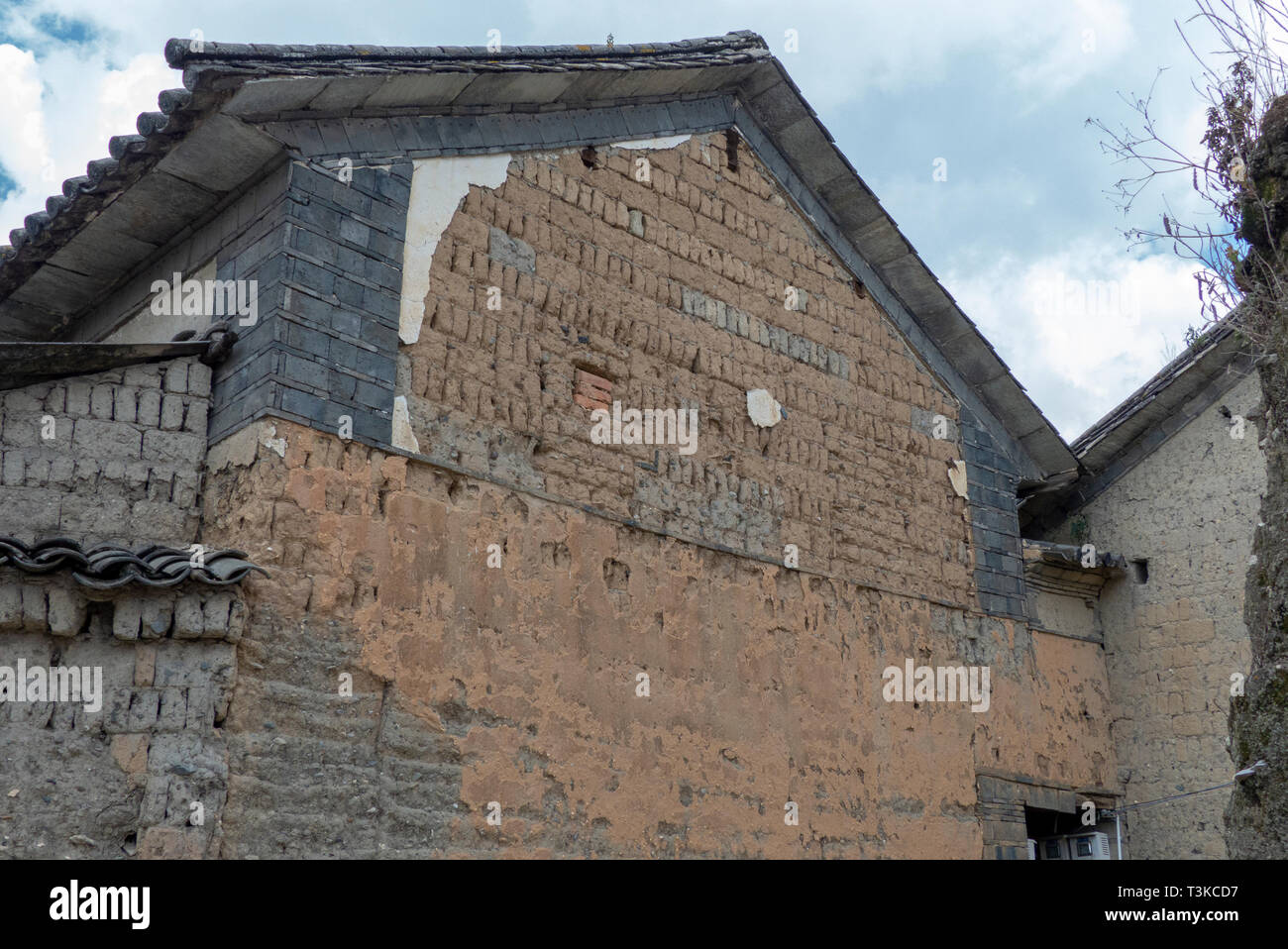 Vista sulla strada della città antica di Dali, Yunnan, Cina Foto Stock