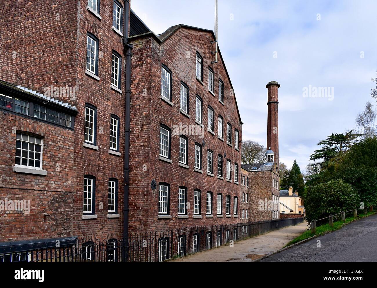 Quarry Bank Mill di cotone Foto Stock