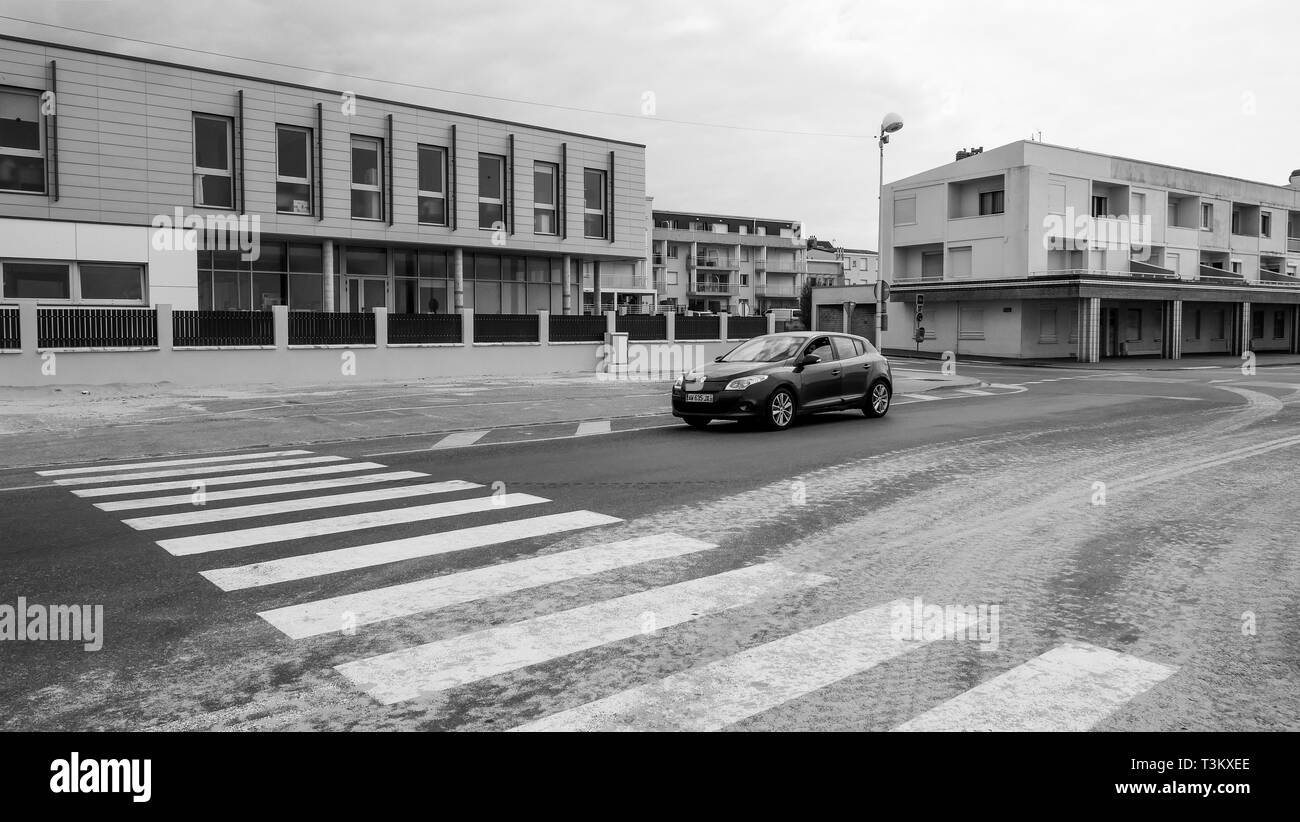 Berck-Plage, Hauts de France, Francia Foto Stock