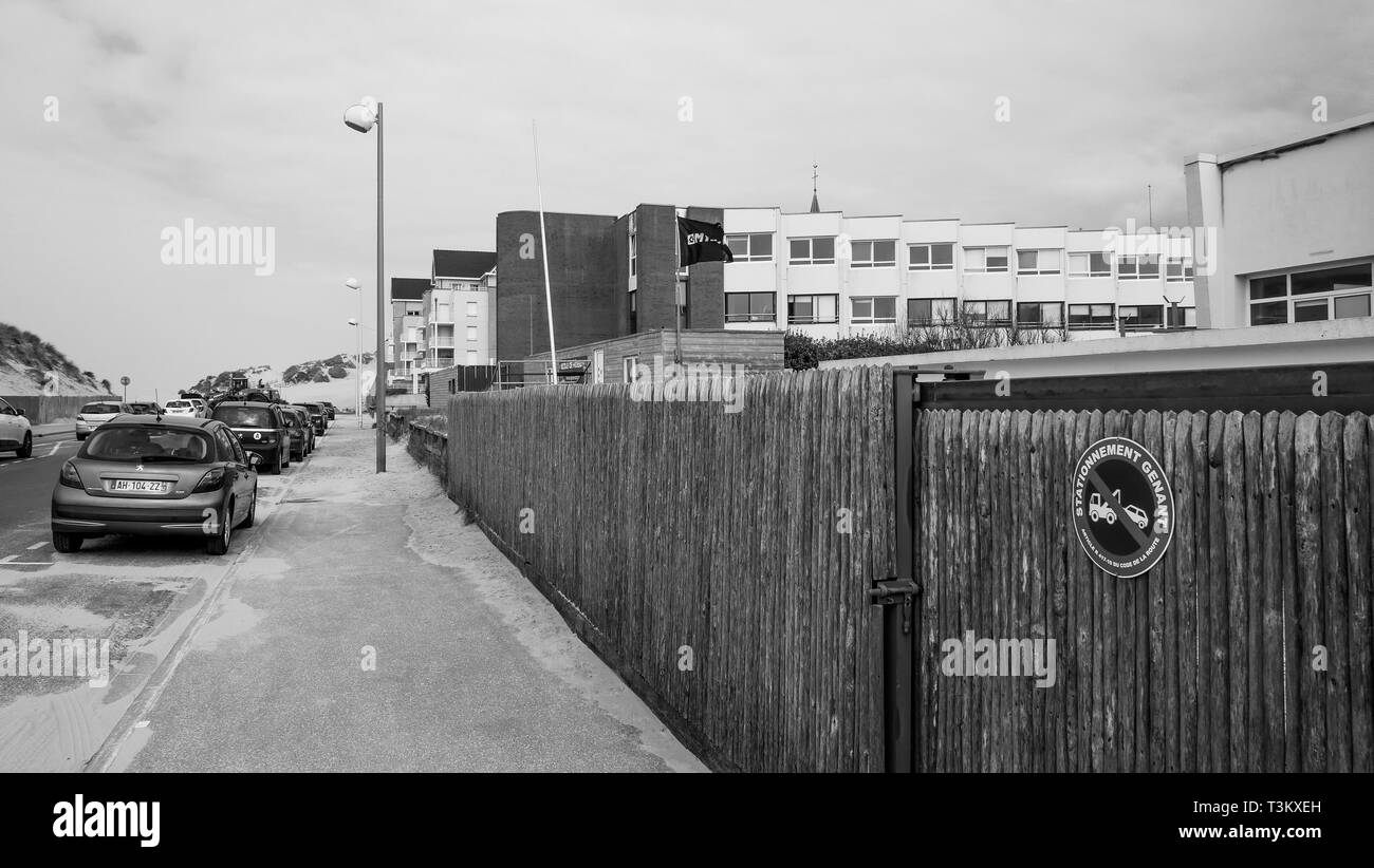 Berck-Plage, Hauts de France, Francia Foto Stock