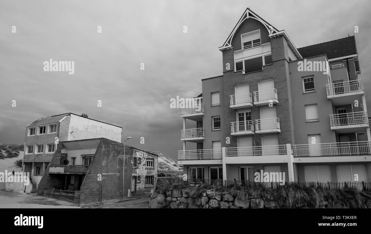 Berck-Plage, Hauts de France, Francia Foto Stock