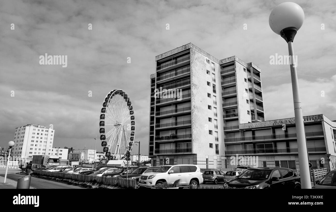 Berck-Plage, Hauts de France, Francia Foto Stock