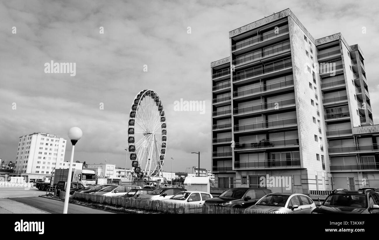 Berck-Plage, Hauts de France, Francia Foto Stock