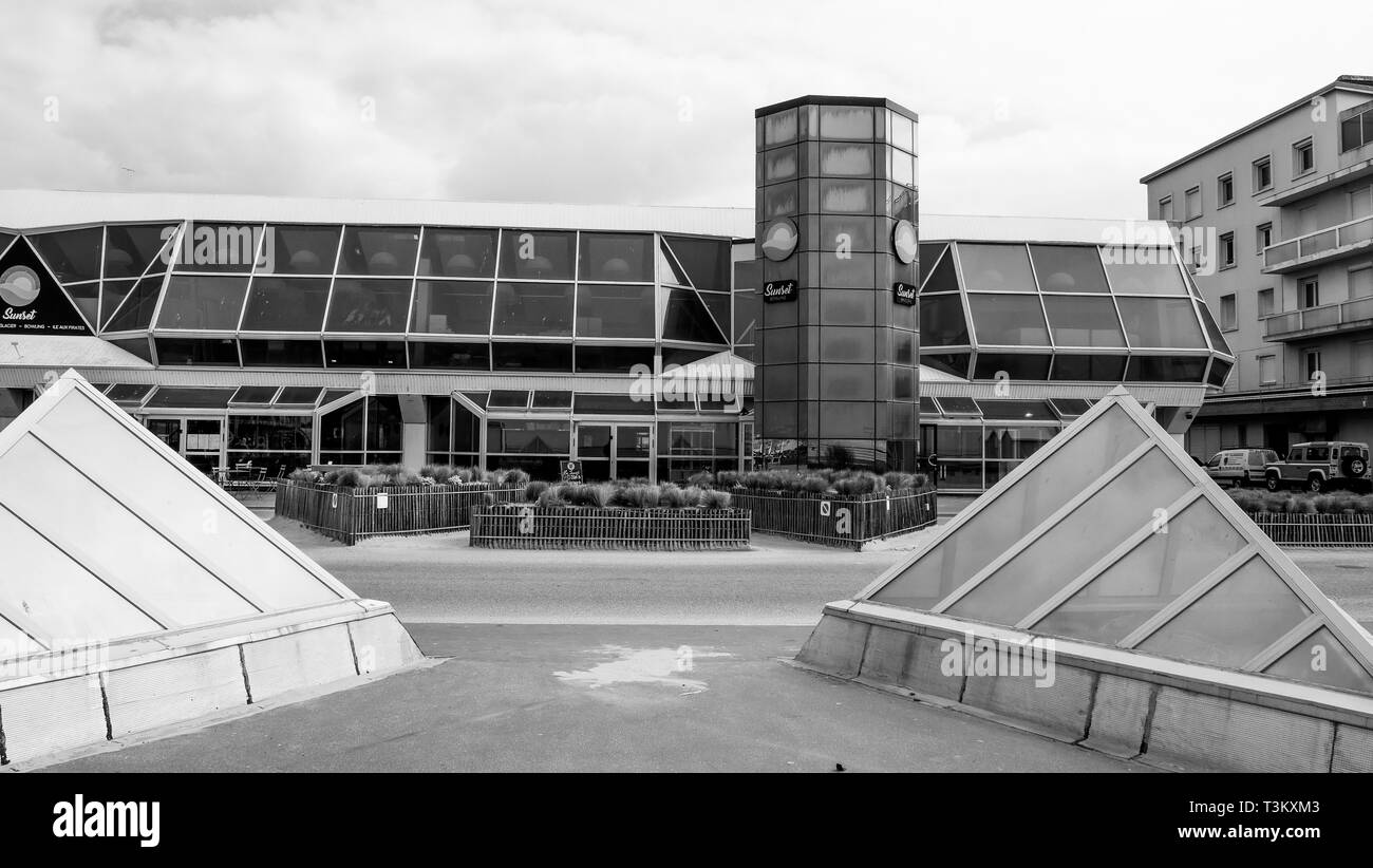 Berck-Plage, Hauts de France, Francia Foto Stock