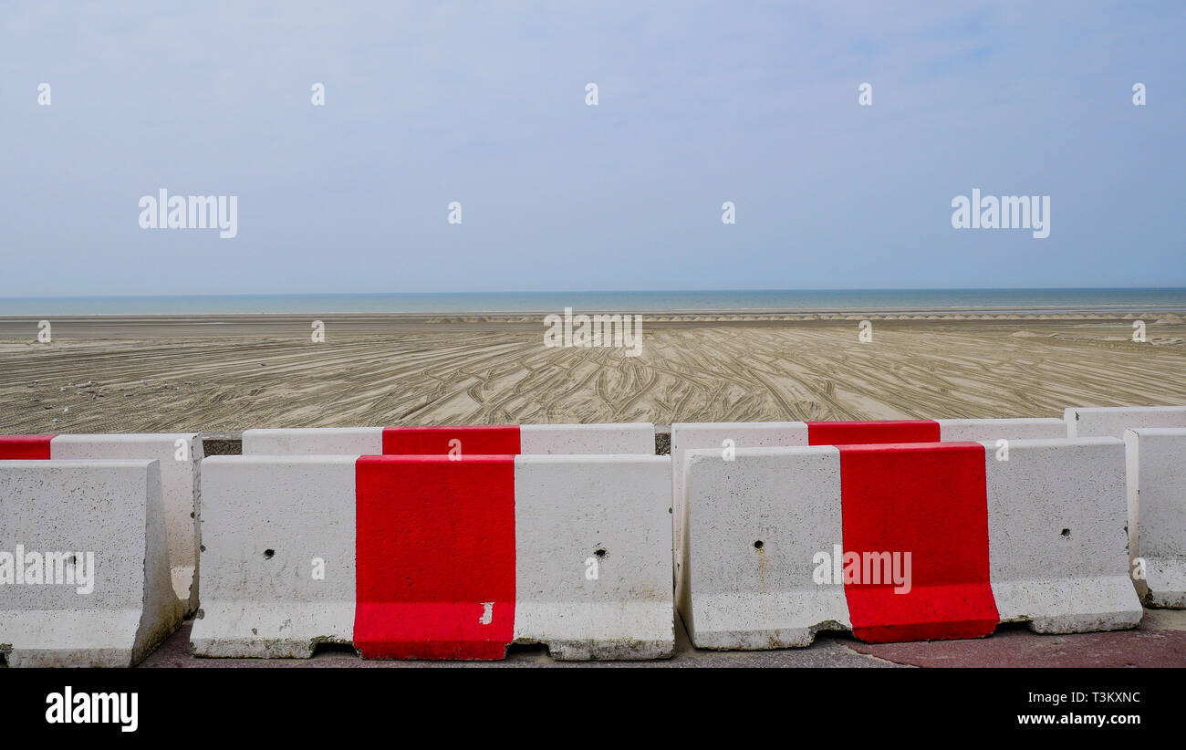 Berck-Plage, Hauts de France, Francia Foto Stock