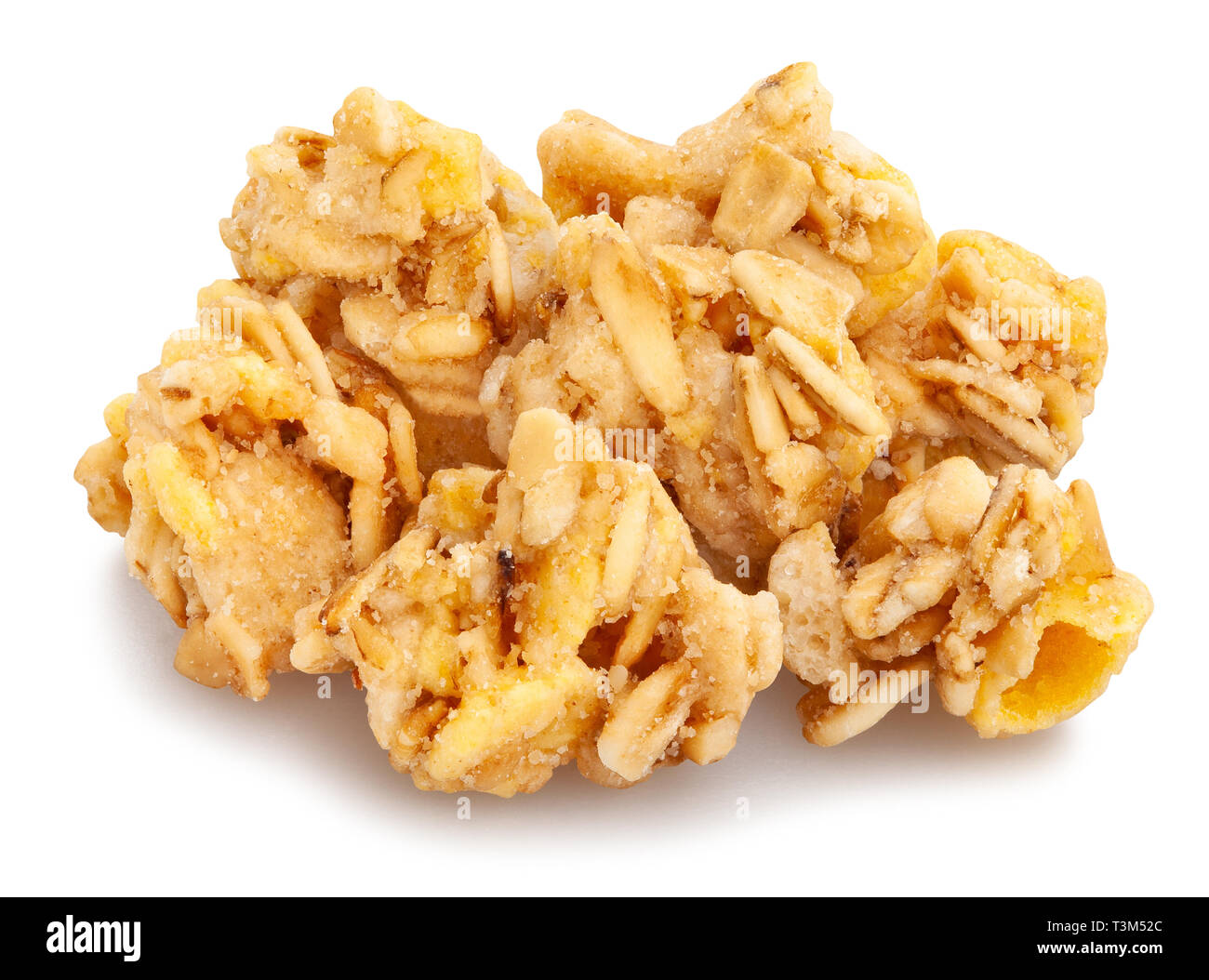 Percorso di muesli isolato Foto Stock