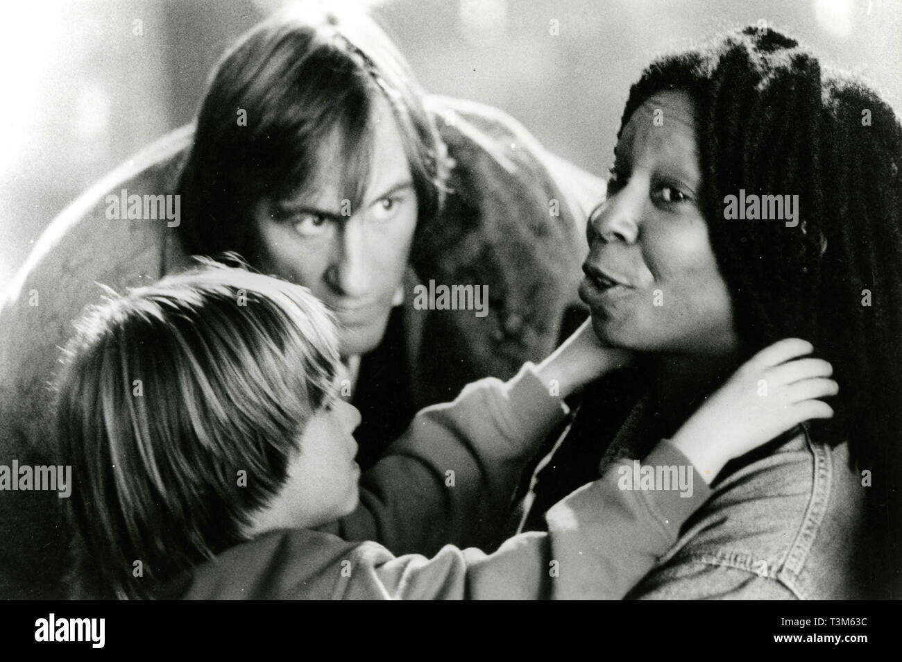 Gerard Depardieu, Whoopi Goldberg, e Haley Joel Osment nel film Bogus, 1998 Foto Stock