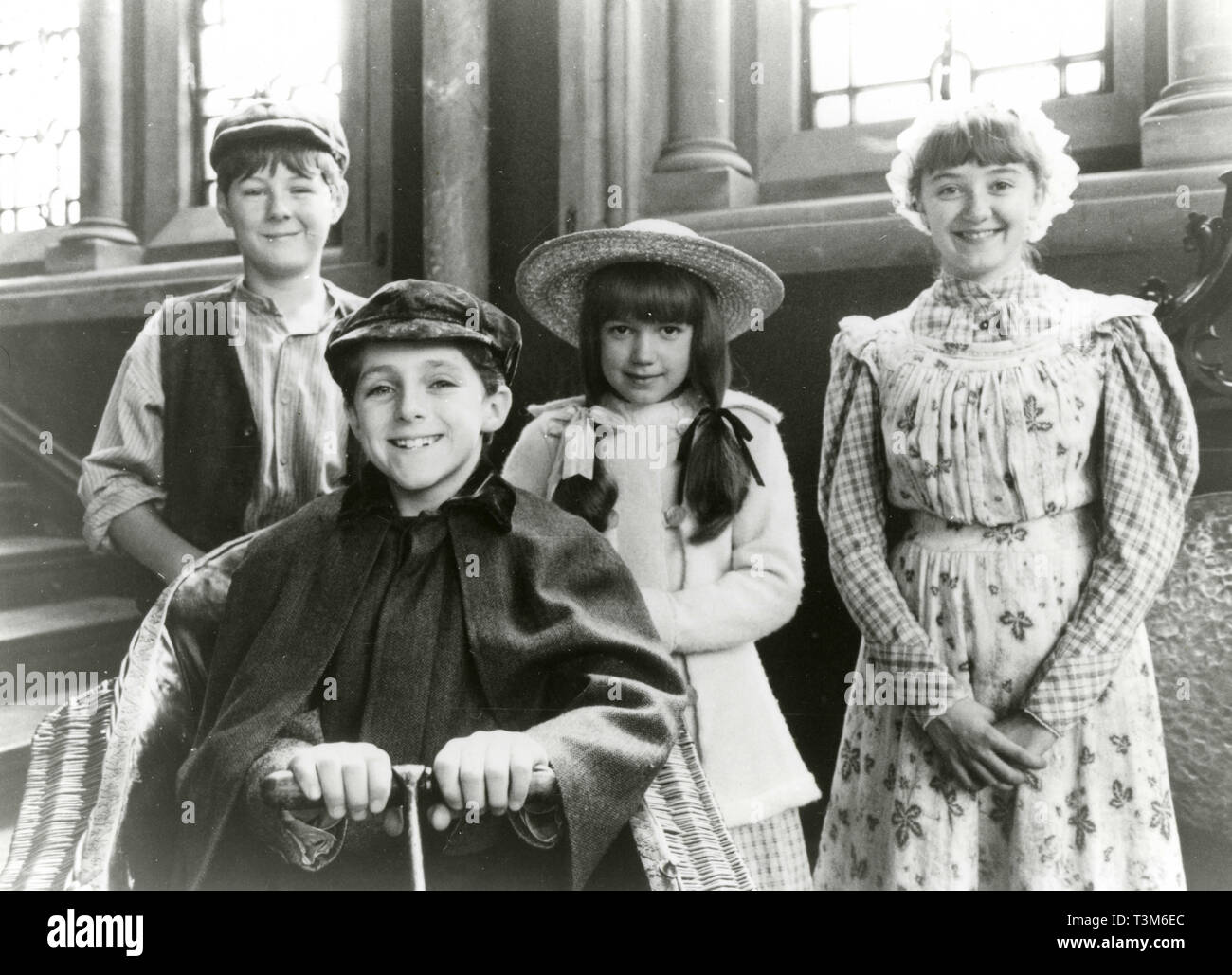 Andrew Knott, Heydon Prowse, Kate Maberly, e Laura Crossley nel film il Giardino Segreto, 1993 Foto Stock