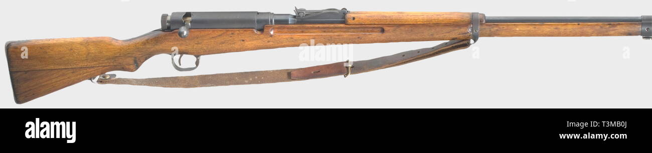 Armi di servizio, SIAM, fucile modello 1923, il calibro 8 x 52 R, numero 058, Additional-Rights-Clearance-Info-Not-Available Foto Stock