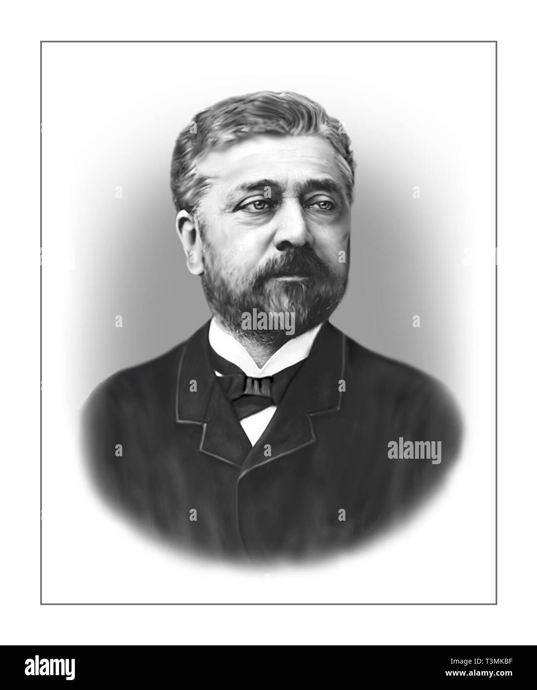 Gustav Eiffel francese 1832-1923 Ingegnere civile Foto Stock