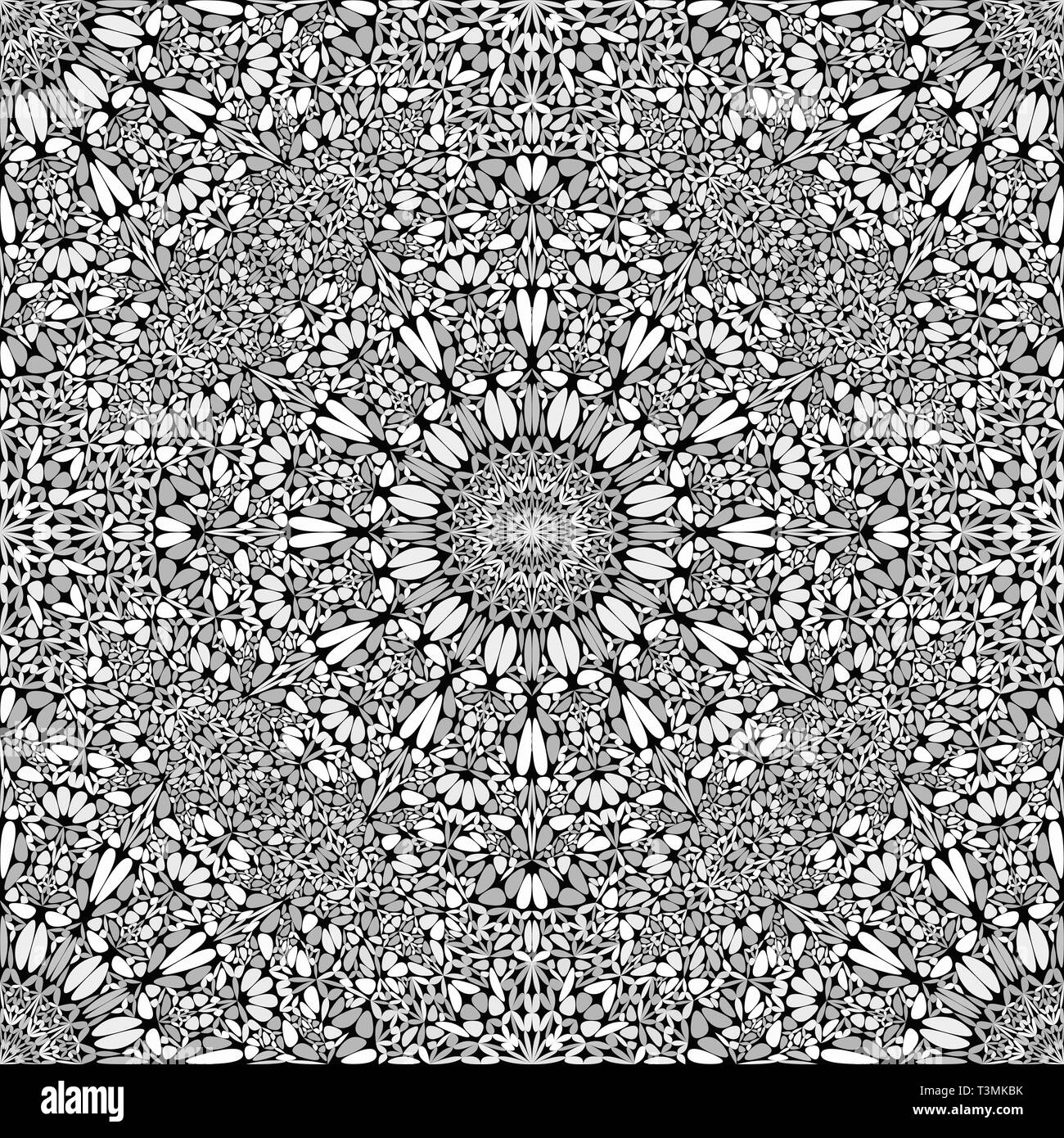 Abstract bohemian seamless mandala pattern design di sfondo Illustrazione Vettoriale