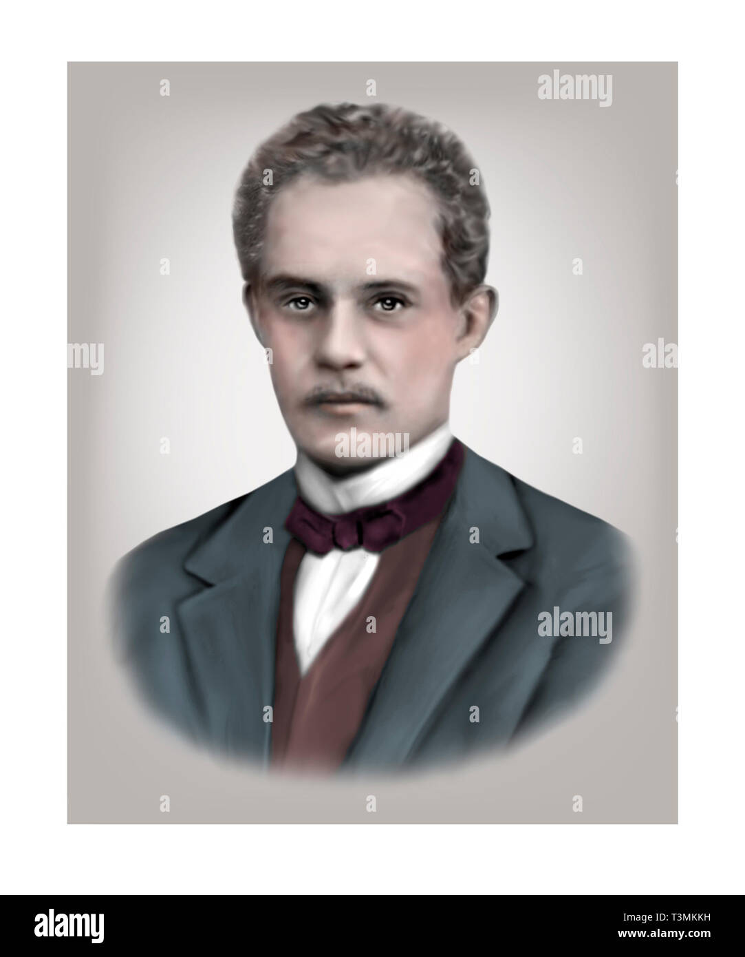 Arnold Sommerfeld 1868-1951 tedesco fisico teorico Foto Stock