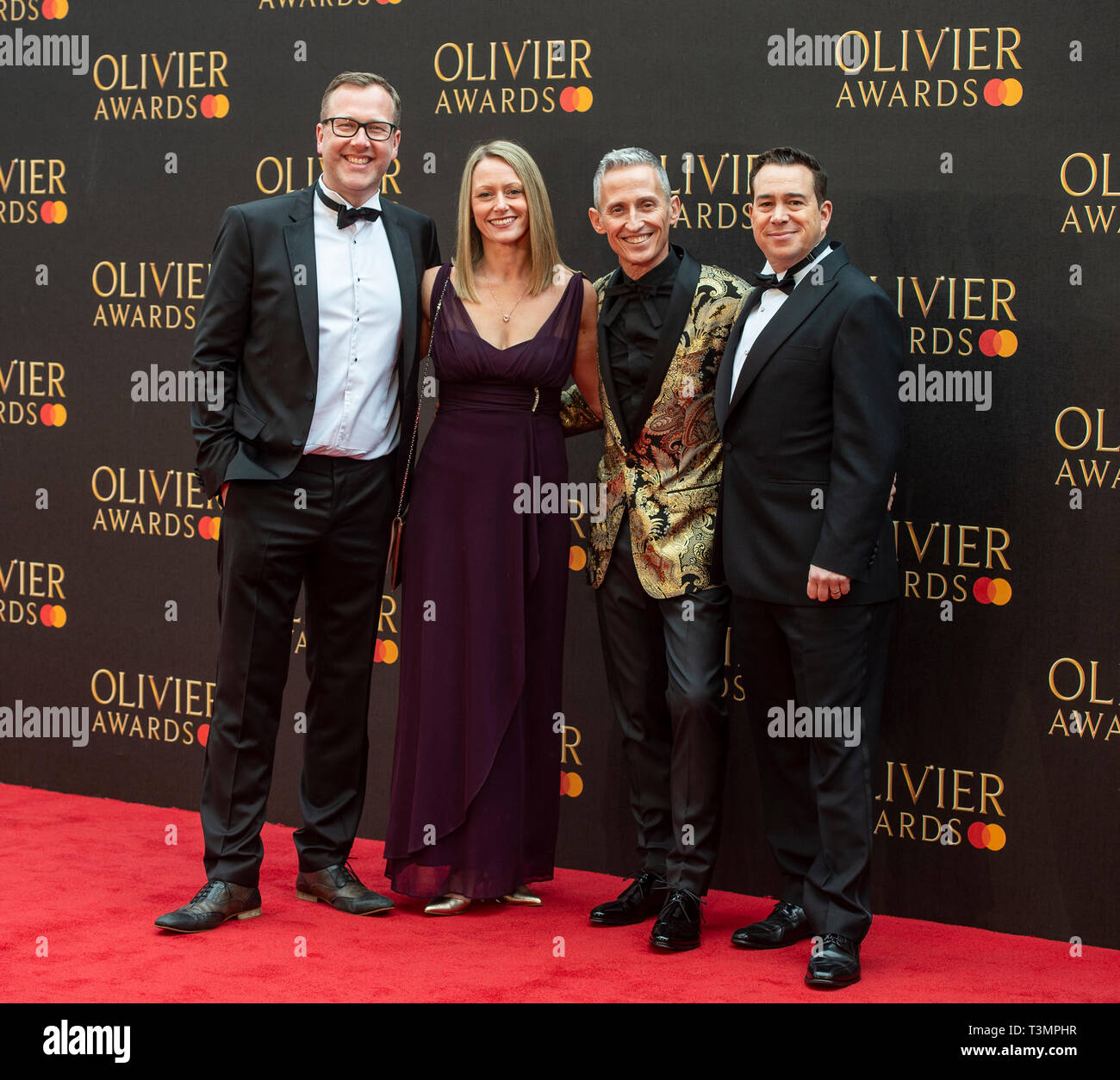 Londra, Inghilterra - aprile 07: Valutazione assiste l'Olivier Awards 2019 con Mastercard al Royal Albert Hall il 7 aprile 2019 a Londra, Inghilterra Foto Stock
