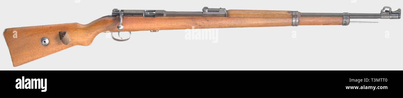 Armi di servizio, Germania fino al 1945, Mauser DSM 34, Deutsches Sportmodell per gruppi paramilitari di sport per Stormtroopers e Gioventù Hitleriana, calibro 22 lr, numero 10832, Editorial-Use-solo Foto Stock Armi di servizio, Germania fino al 1945, Mauser DSM 34, Deutsches Sportmodell per gruppi paramilitari di sport per Stormtroopers e Gioventù Hitleriana, calibro 22 lr, numero 10832, Editorial-Use-solo Foto Stock