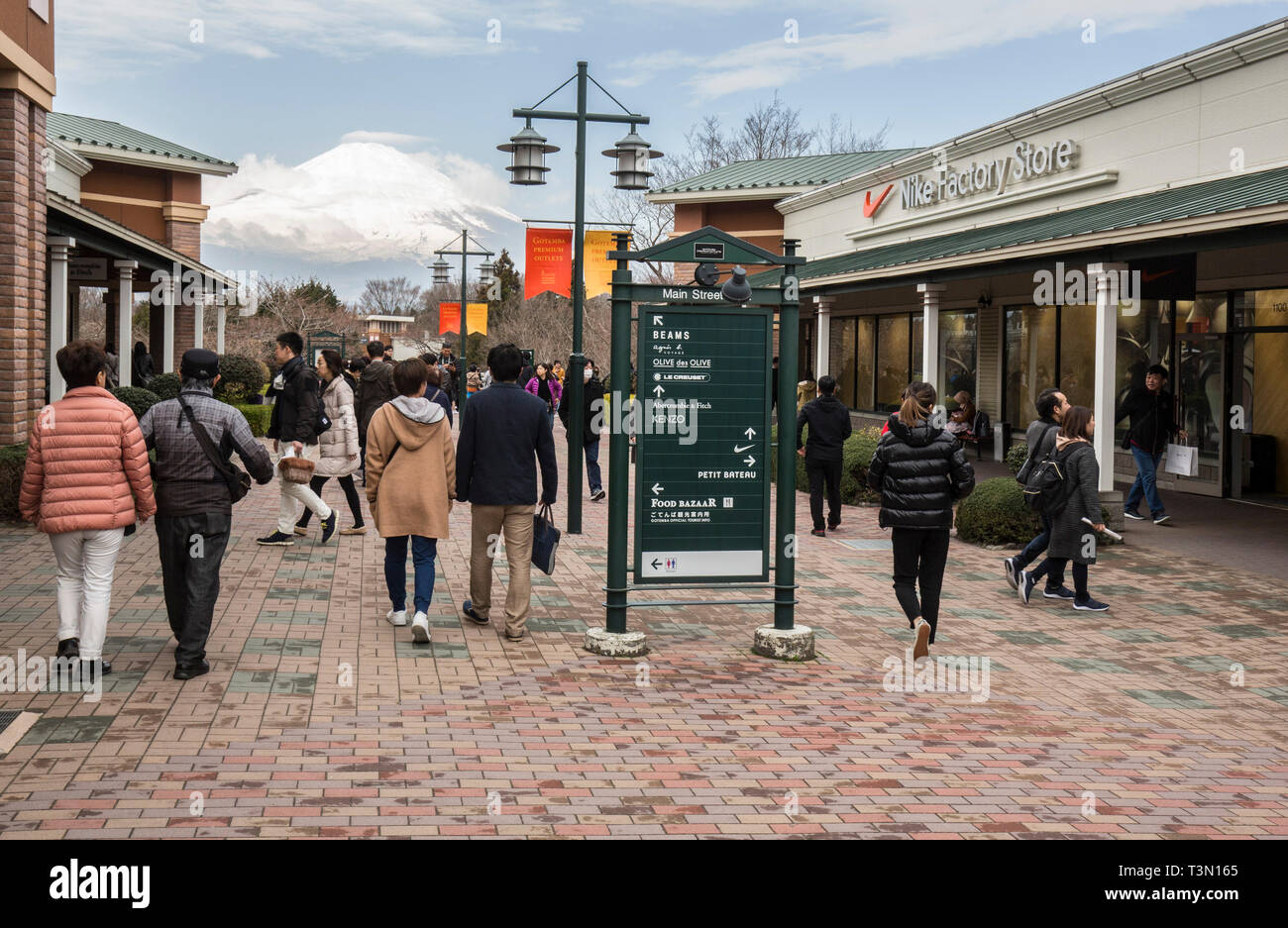 GOTEMBA Premium Outlets/Giappone Foto Stock