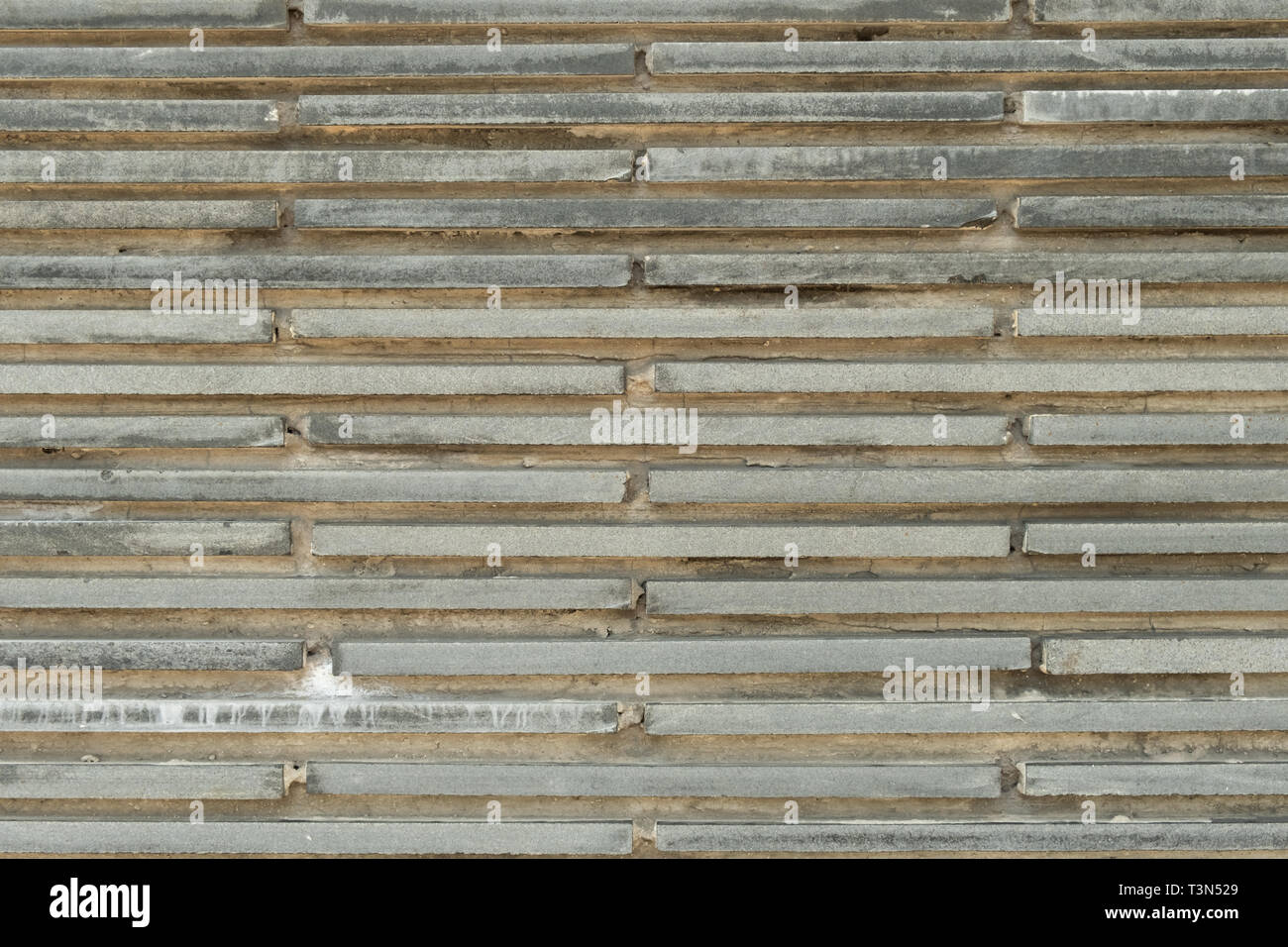 Grigio vecchio muro di mattoni texture di sfondo grafico , ressource . Foto Stock