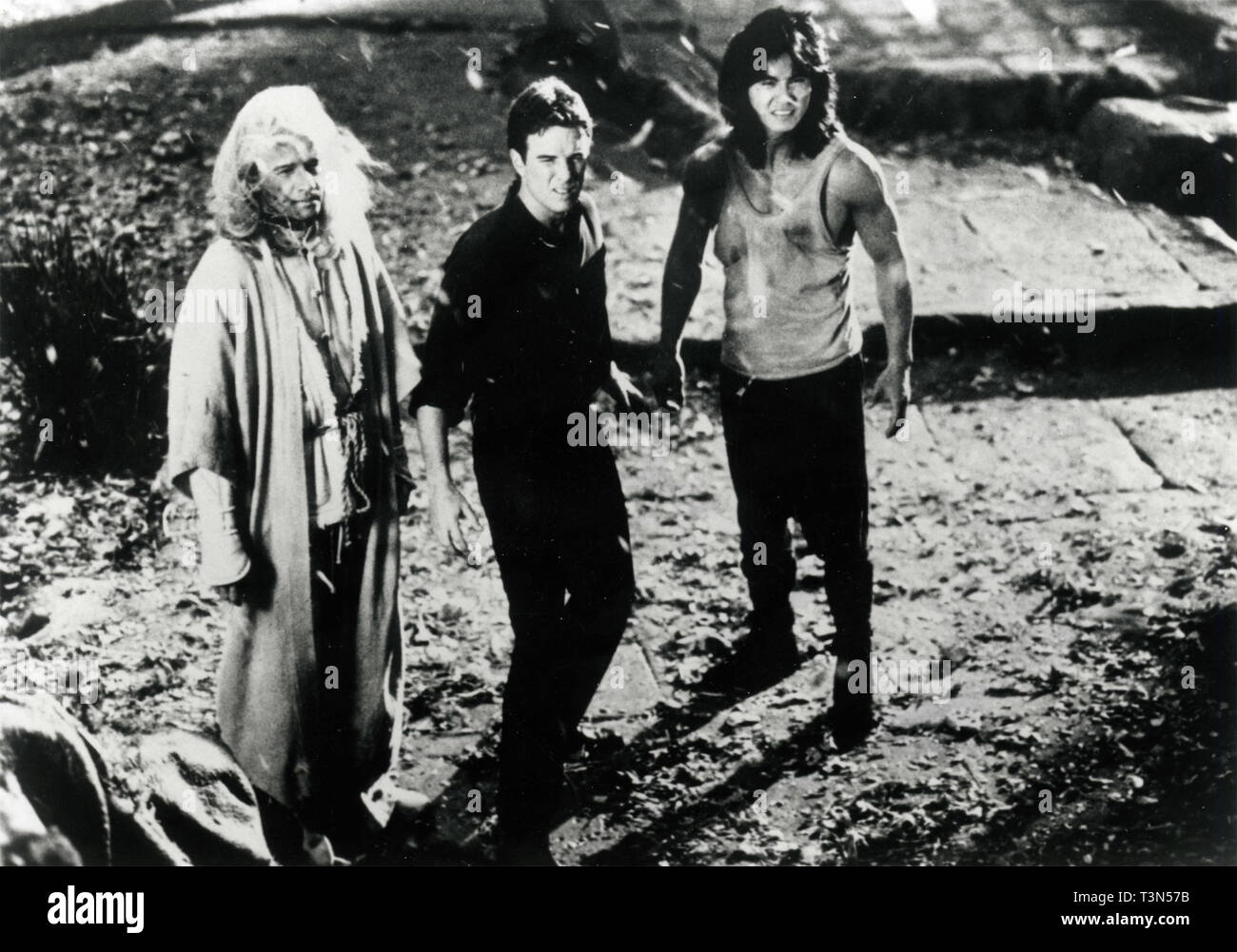 Christopher Lambert, Linden Ashby, e Robin Shou nel film Mortal Kombat, 1995 Foto Stock