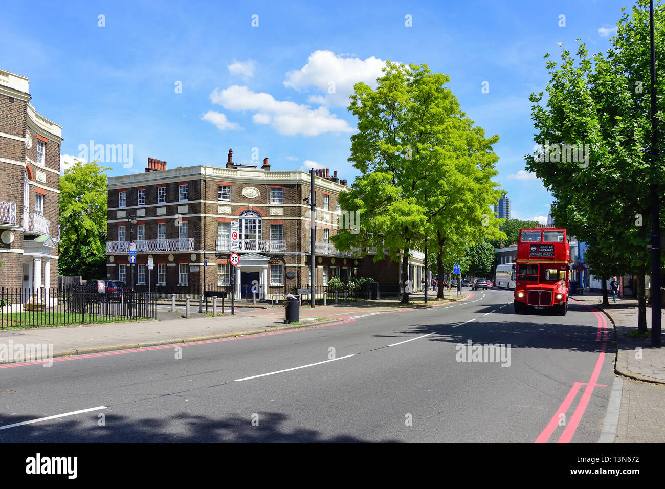Kennington Lane, Kennington, London Borough di Lambeth, Greater London, England, Regno Unito Foto Stock