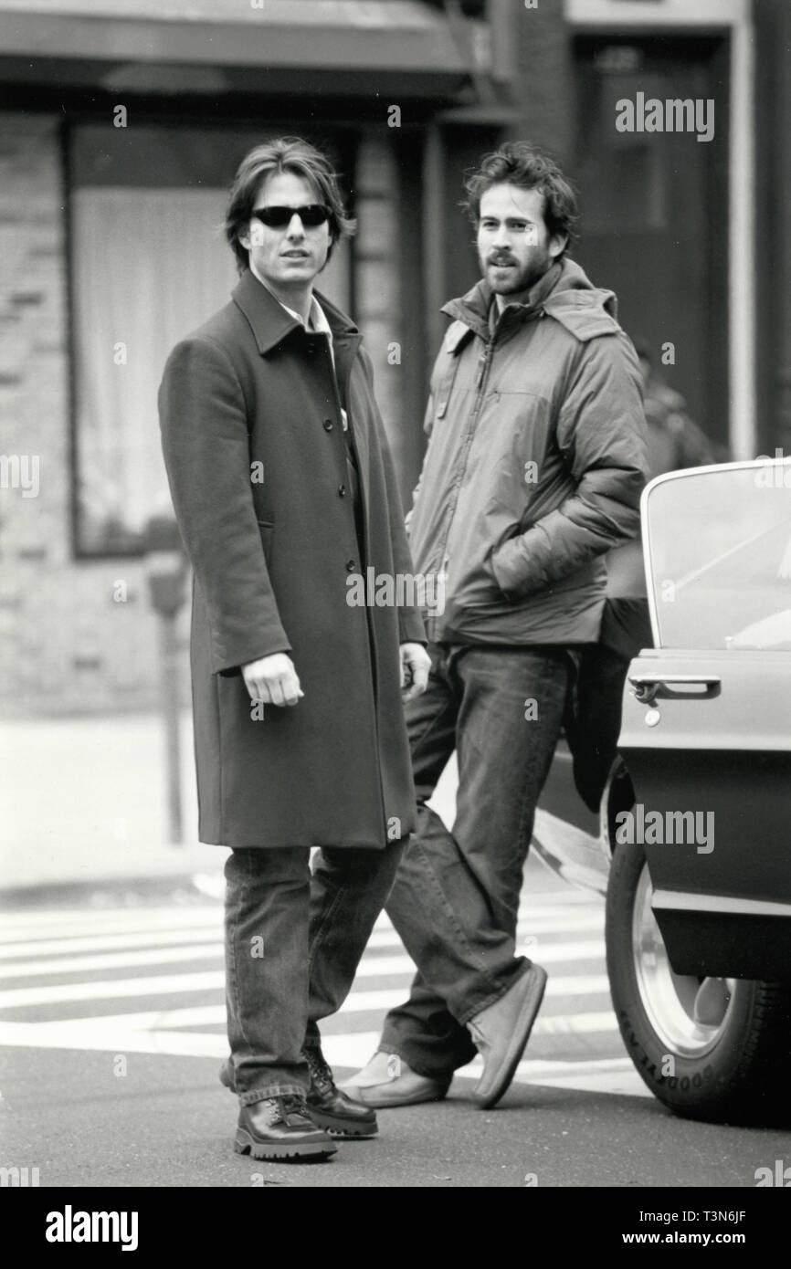 Tom Cruise e Jason Lee nel film Vanilla Sky, 2001 Foto Stock