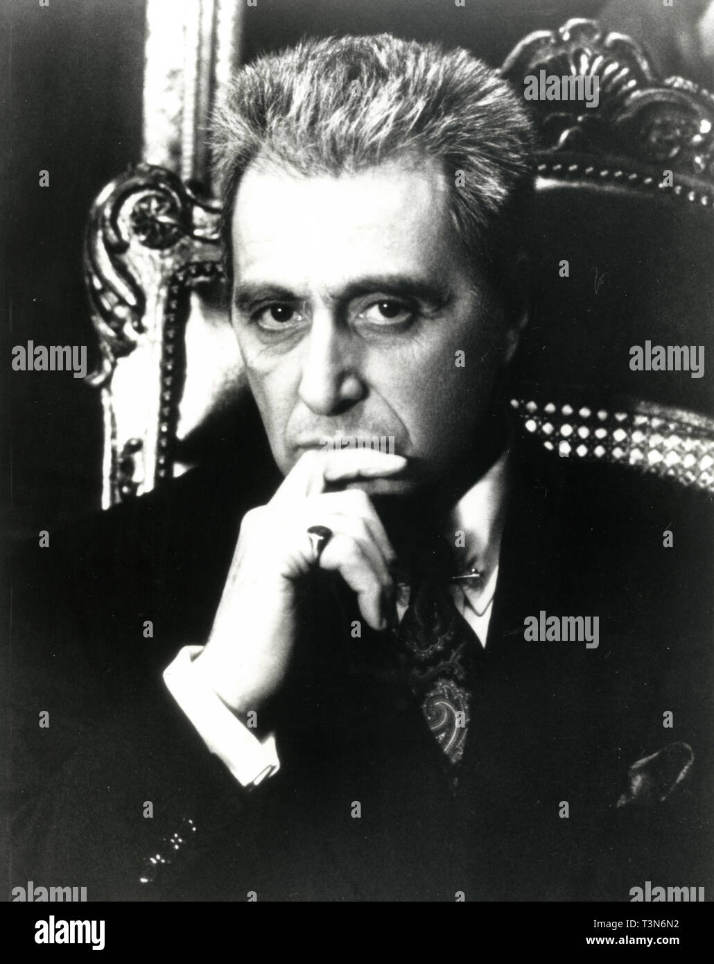 Al Pacino nel film Il Padrino parte III, 1990 Foto Stock