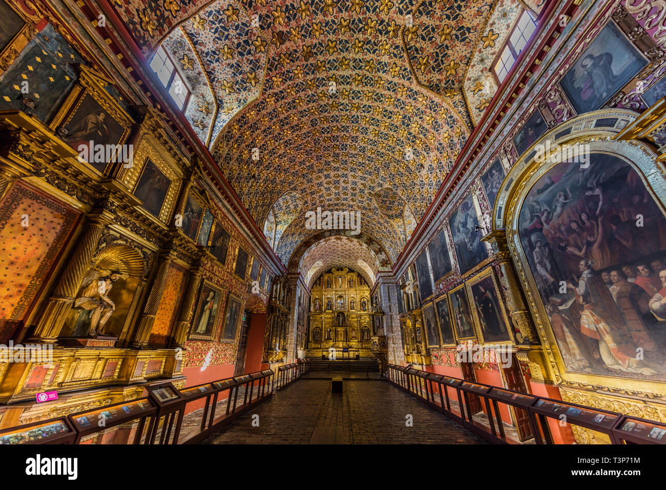 La Iglesia chiesa di Santa Clara in Candelaria aera Bogotà capitale della Colombia Sud America Foto Stock