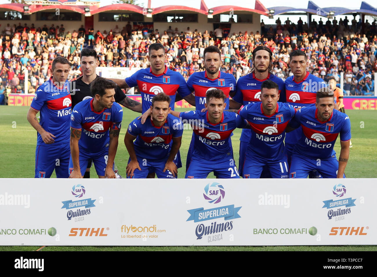 Tigre football club la formazione del team Foto Stock