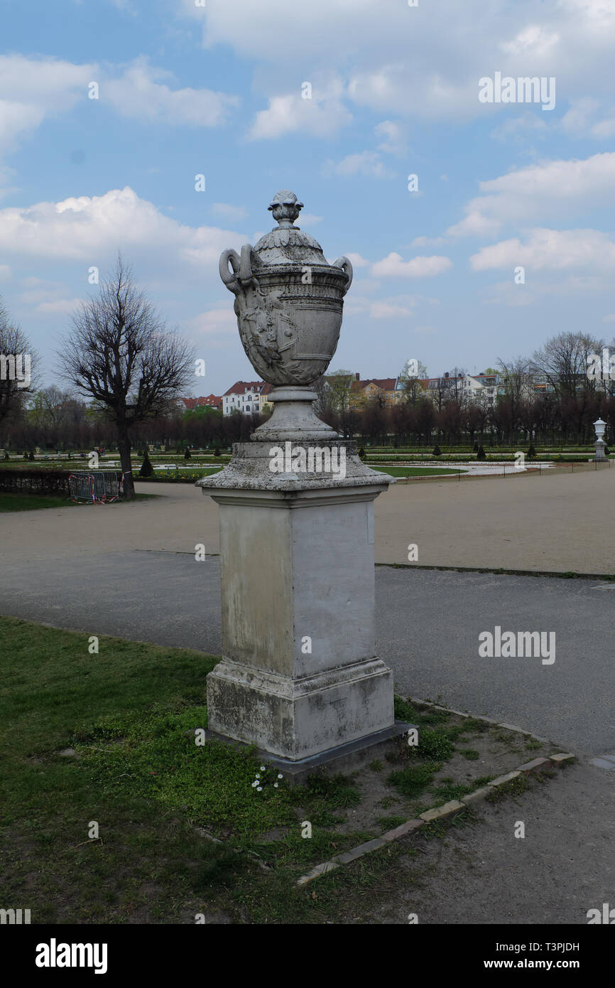 Un Monumento per il solo tempo in cui il tedesco Kaiser Friedrich III riesaminato le truppe durante i 99 giorni del suo regno nel 1888, poco prima della sua morte. Foto Stock