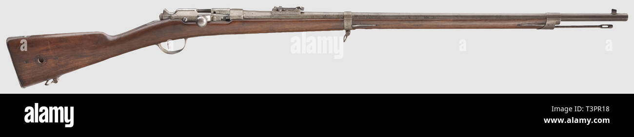 Armi di servizio, FRANCIA, fucile Gras M 1874 M 80, calibro 11 x 59 R, numero 276, Additional-Rights-Clearance-Info-Not-Available Foto Stock